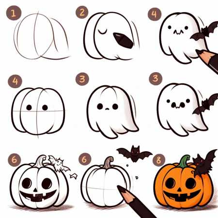 Desenho de Halloween Fácil