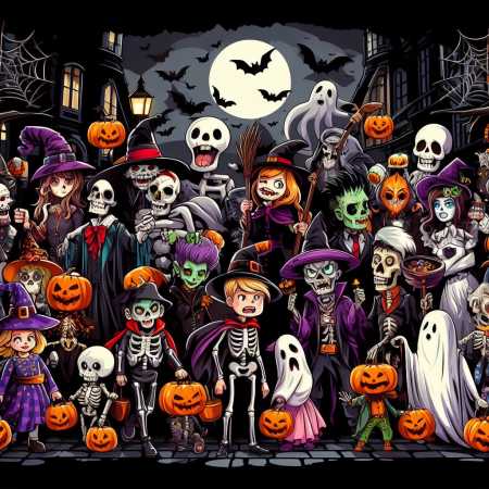 Desenho de Halloween Assustador
